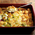 Ad Hoc at Home Leek Bread Pudding