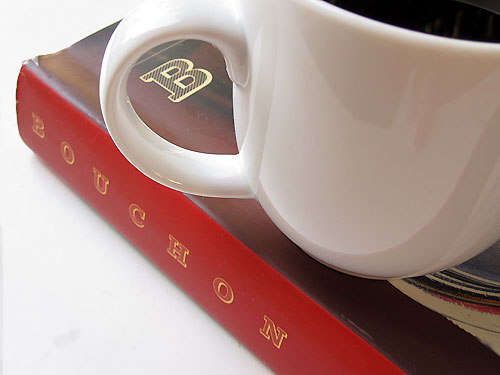 Bouchon Cookbook by Thomas Keller, for Coffee