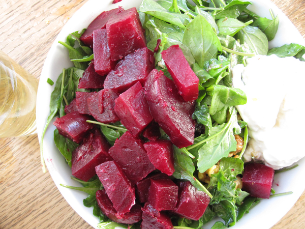 Huckleberry Cafe - Beet Salad with Goat Cheese