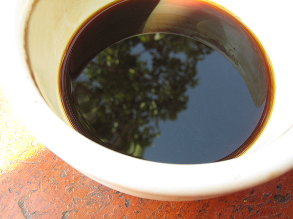 Coffee at Kings Road Cafe, West Hollywood