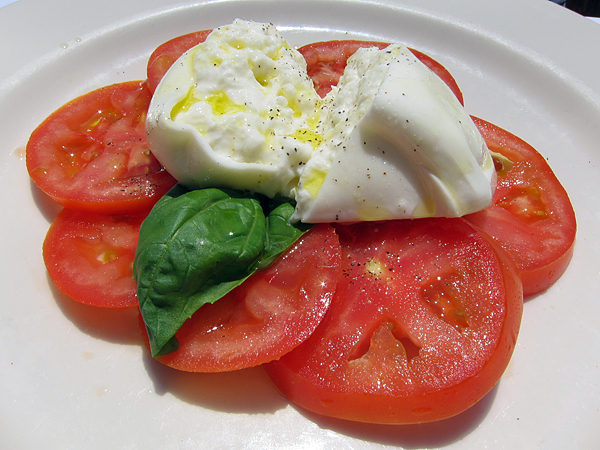 Sor Tino Restaurant, Brentwood - Caprese with Burrata
