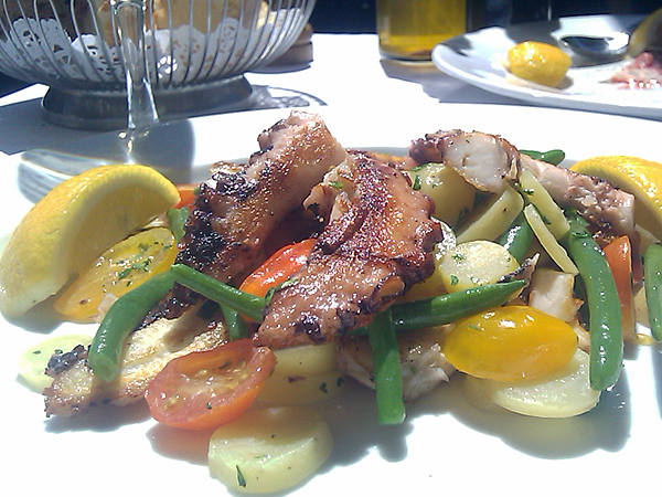 Sor Tino Restaurant, Brentwood - Octopus with Potatoes and Green Beans