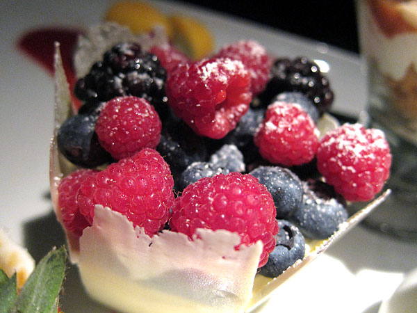 Koi Restaurant - Berries and Chocolate Koi Restaurant - Berries and Chocolate