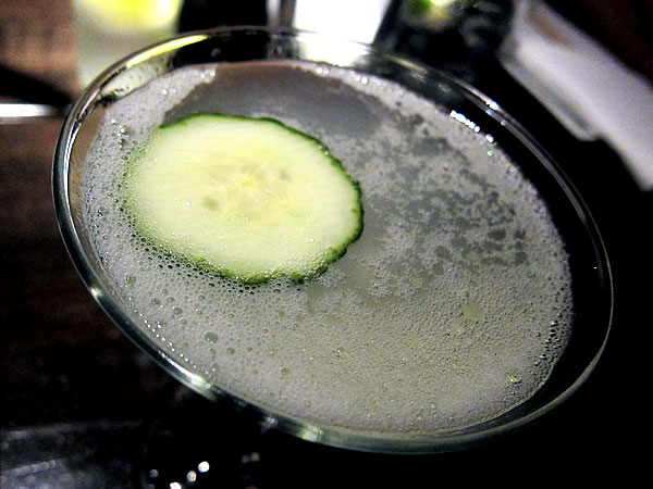 Koi Restaurant - Cucumber Cocktail Koi Restaurant - Cucumber Cocktail