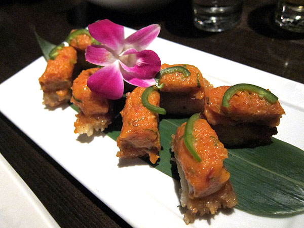 Koi Restaurant - Spicy Tuna on Crispy Rice Koi Restaurant - Spicy Tuna on Crispy Rice