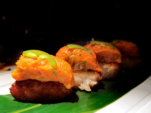 Koi Restaurant - Spicy Tuna on Crispy Rice