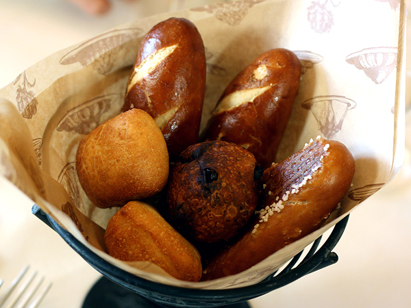 Pelican Hill - pretzel bread basket Pelican Hill - pretzel bread basket