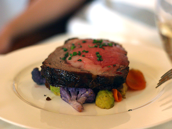 Pelican Hill - prime rib, medium-rare Pelican Hill - prime rib, medium-rare