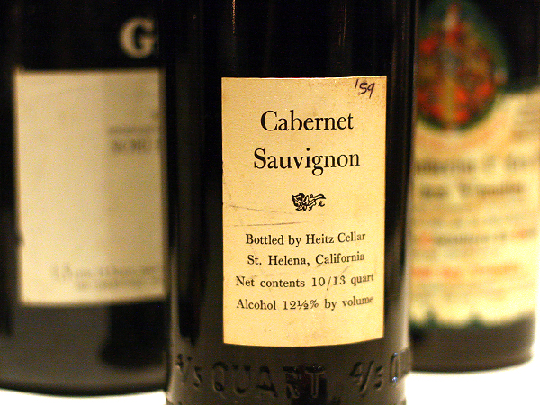 1959 Heitz Cabernet Sauvignon 1959 Heitz Cabernet Sauvignon
