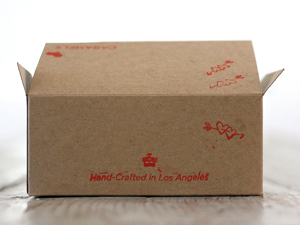 Le Bon Garcon Caramels - box back Le Bon Garcon Caramels - box back
