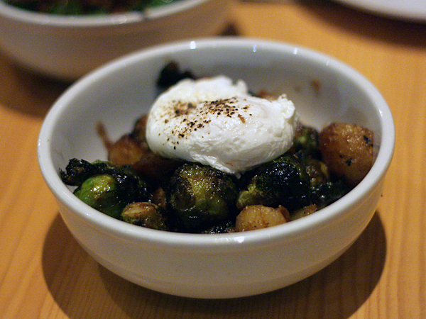 black hogg brussels sprouts hash