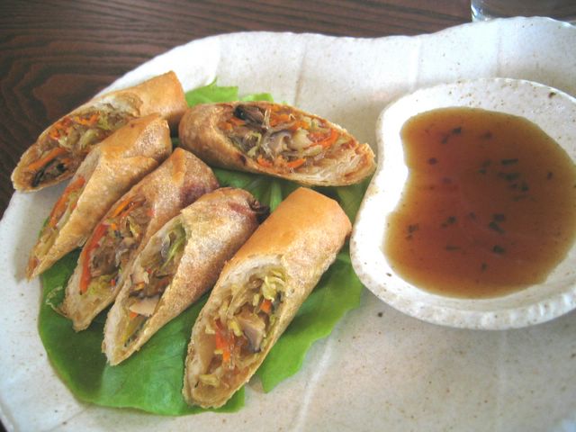 Beacon ASian Cafe - spring rolls