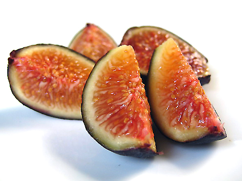 Fresh Figs Cut Open