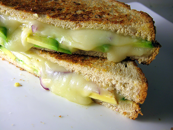 Mexican Grilled Cheese Sandwich, stacked