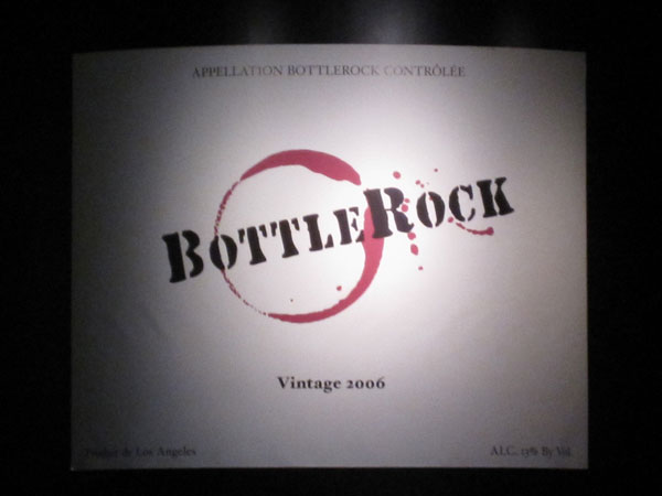 Bottle Rock Wine Bar, Culver City - Wine Stain Sign