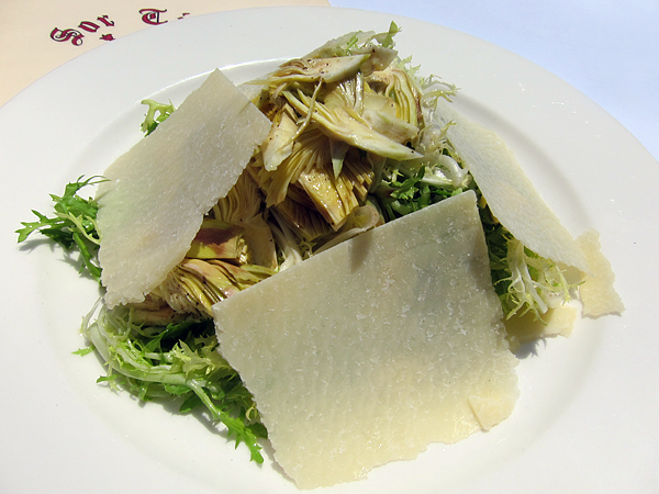Sor Tino Restaurant, Brentwood - Artichoke and Frisee