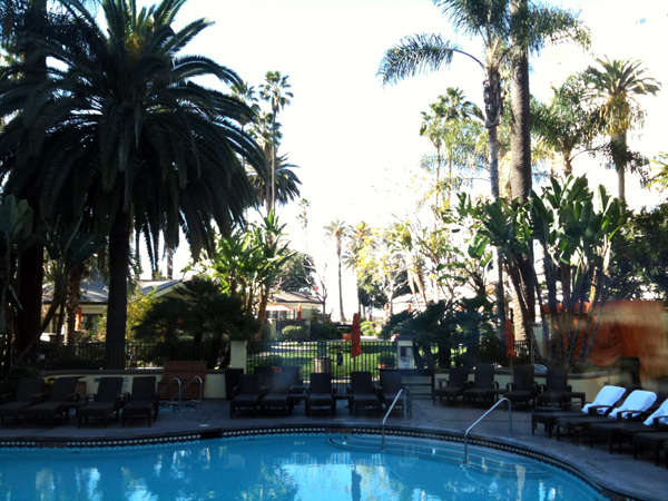 FIG at Fairmont - View of Pool fro Dining Room