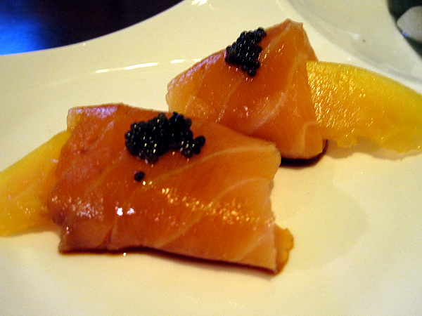 Kanpai Sushi - Salmon Wrapped Mango