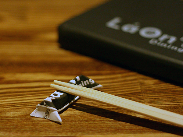 LaOn Dining {korean} - chopsticks