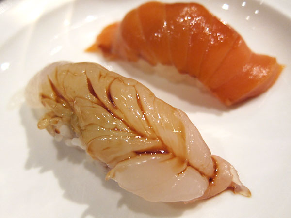 Jinpachi - Omakase, Amaebi and Salmon