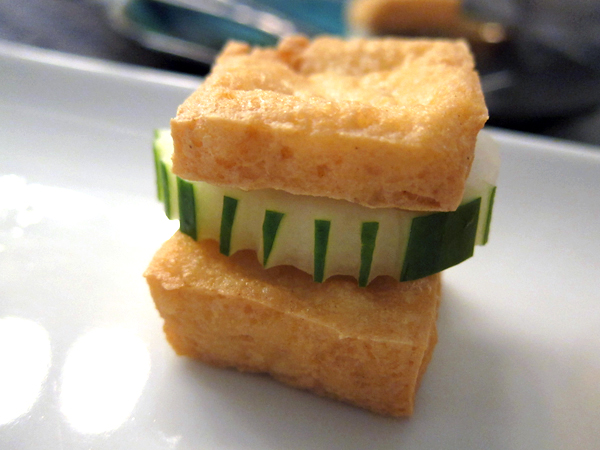 Nakkara Thai - Fried Tofu with Cucumber
