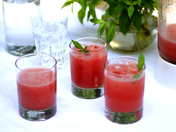 Watermelon Juice in Glasses