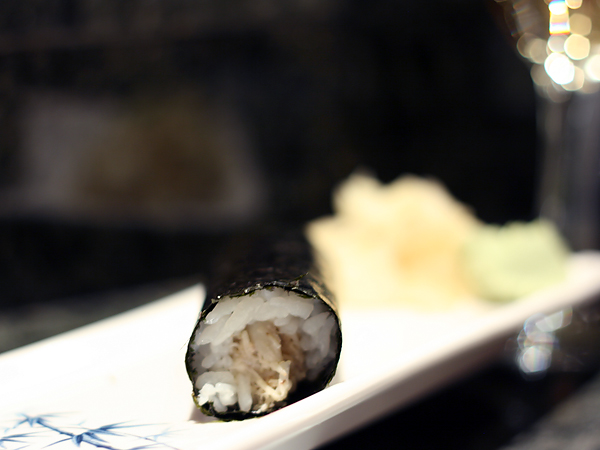 Sushi Park: blue crab hand roll