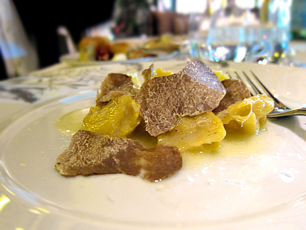 Bel Air Hotel - Apple Celery Ravioli with White Truffle