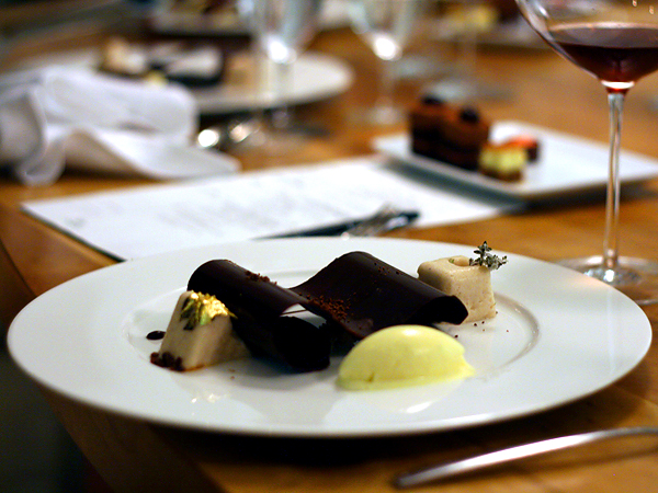 Royce at Langham - dessert chestnut chocolate