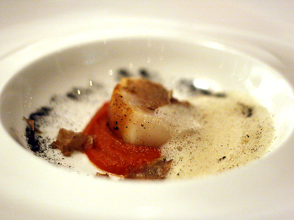 Royce at Langham - scallop white truffle