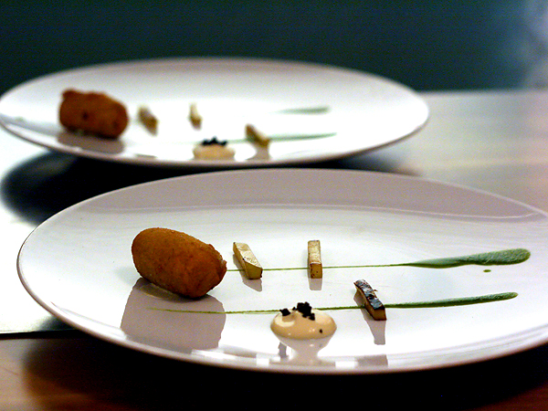 Royce at Langham - Turbot plate with croquette