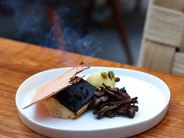 Hinoki and the Bird restaurant - sake marinated cod