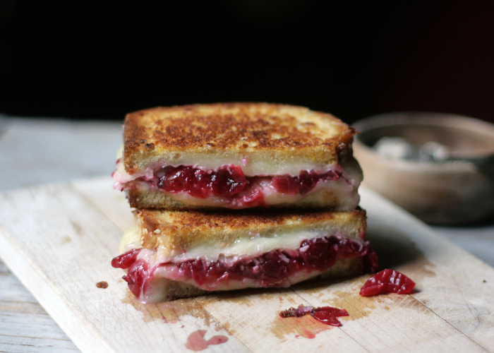 cranberry grilled cheese sandwich