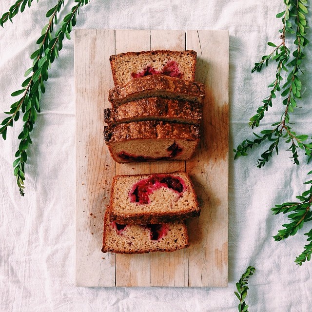 cranberry sour cream bread