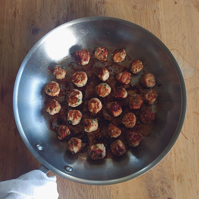 ginger scallion meatballs