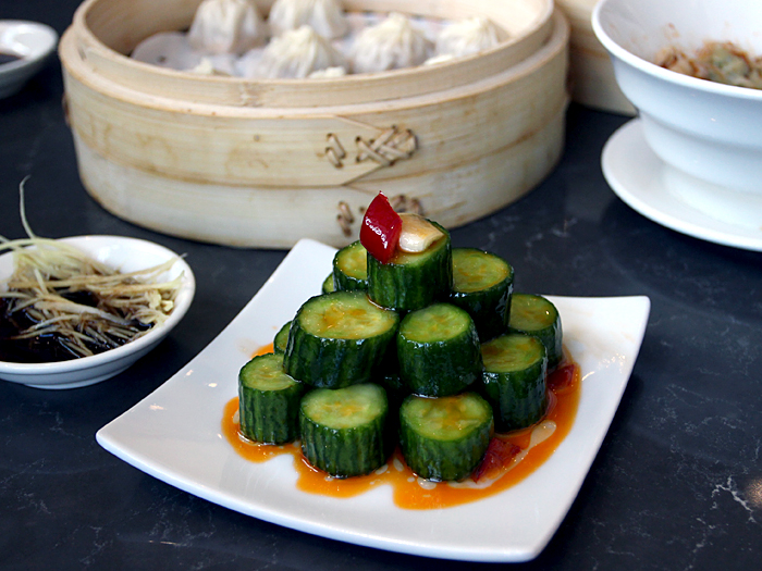Din Tai Fung, South Coast Plaza - spicy cucumber salad