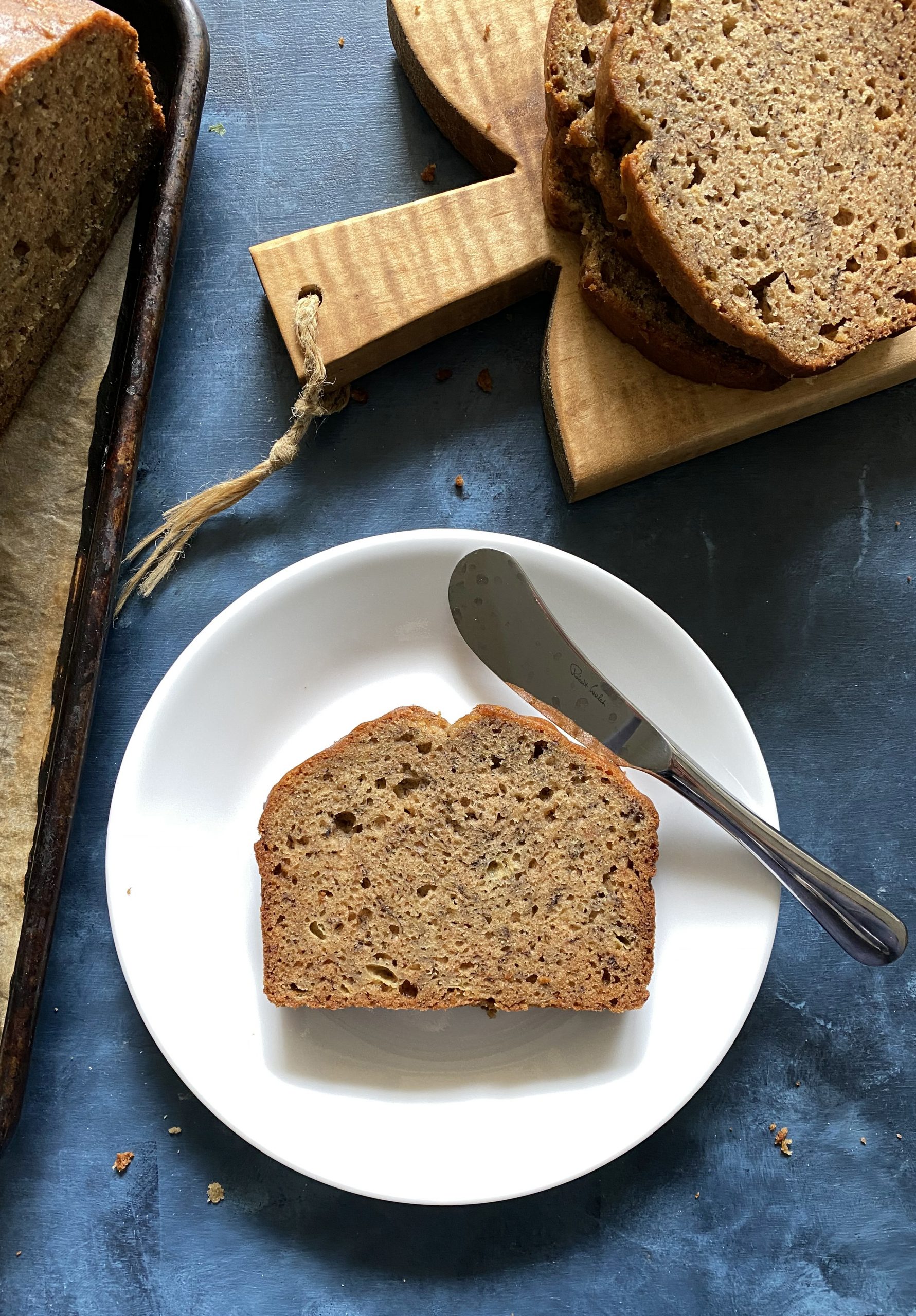 best of the best banana bread, slice